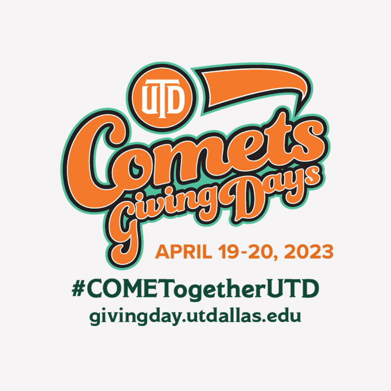 2023 UTD Comets Giving Days April 19 through 20.