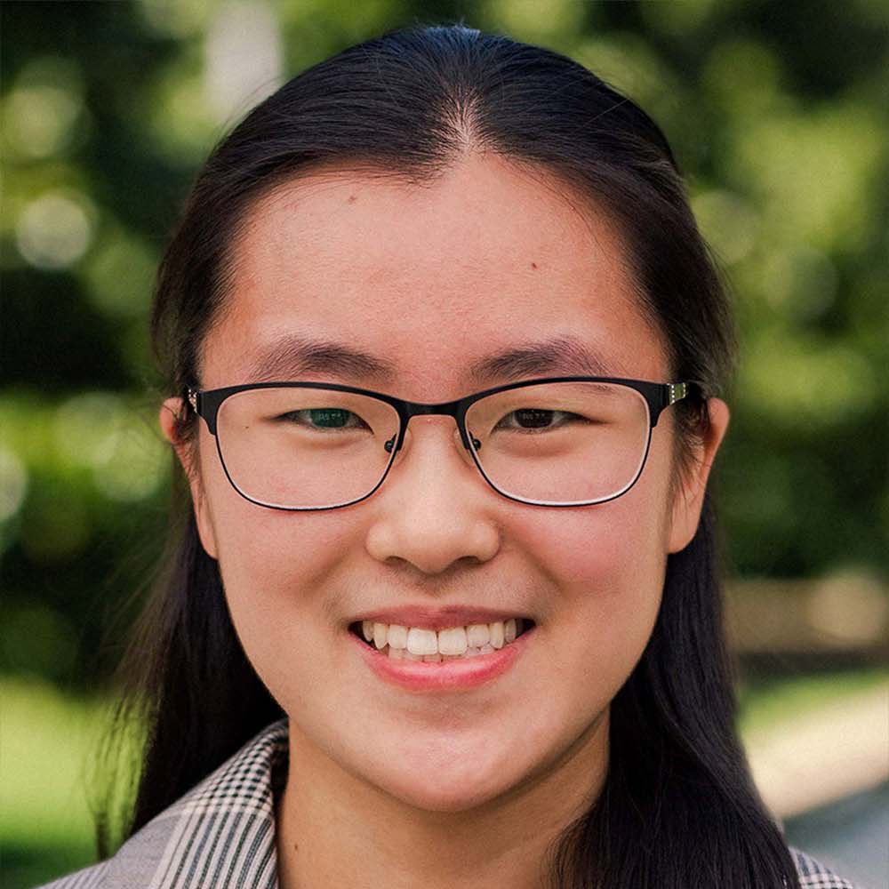 Alumni notes. Portrait of Breanna Shen.